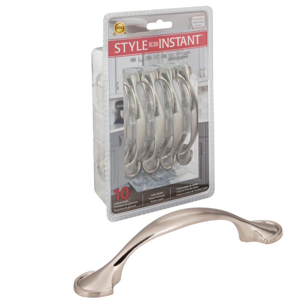10-Pack Of 4-5/8" Overall Length Cabinet Pull