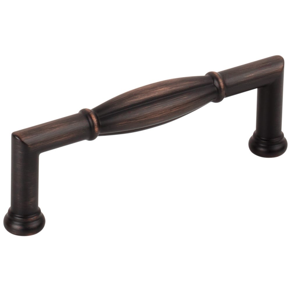 4-1/8" Overall Length Cabinet Pull in Matte Black finish, decorative hardware by Jeffrey Alexander
