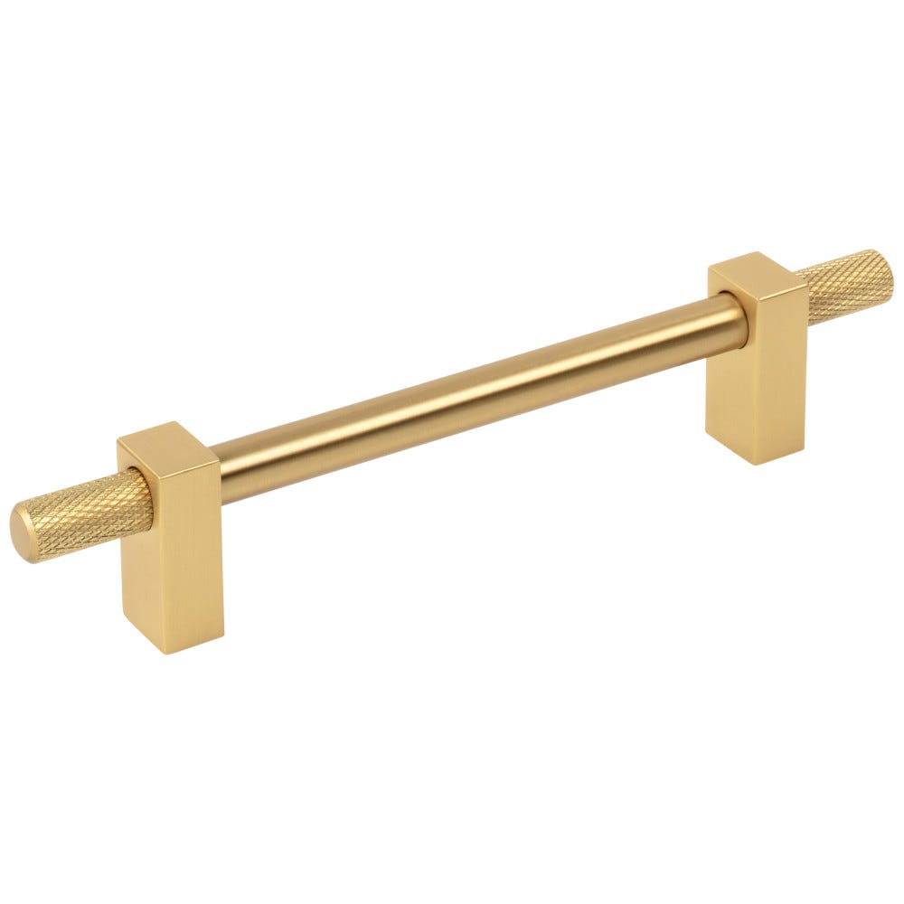 7-3/8" Overall Length Knurled (Ends) Cabinet Pull