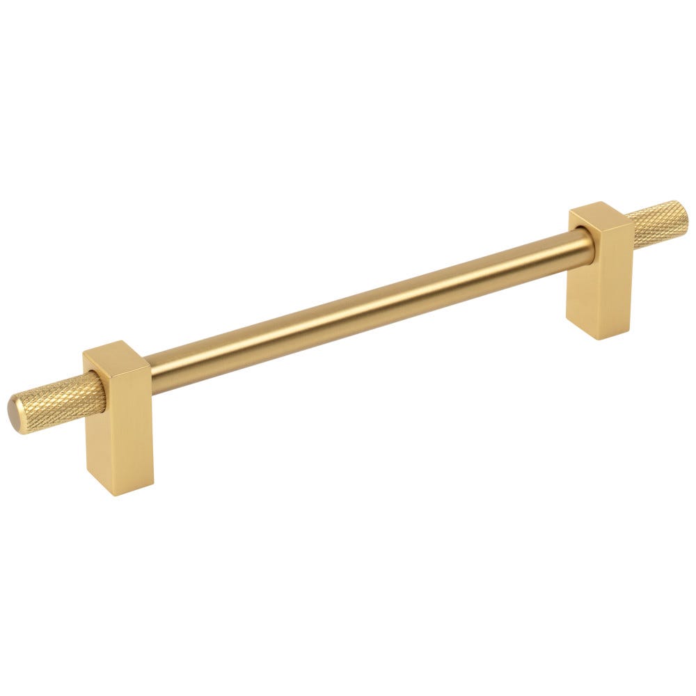 8-11/16" Overall Length Knurled (Ends) Cabinet Pull