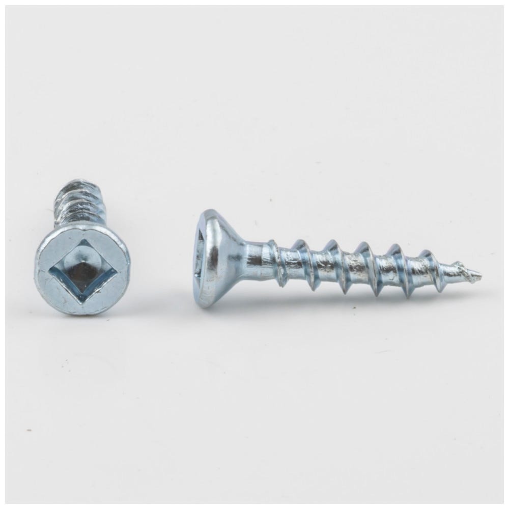 #6 X 3/4" Flathead Square Drive Coarse Thread Screws.
