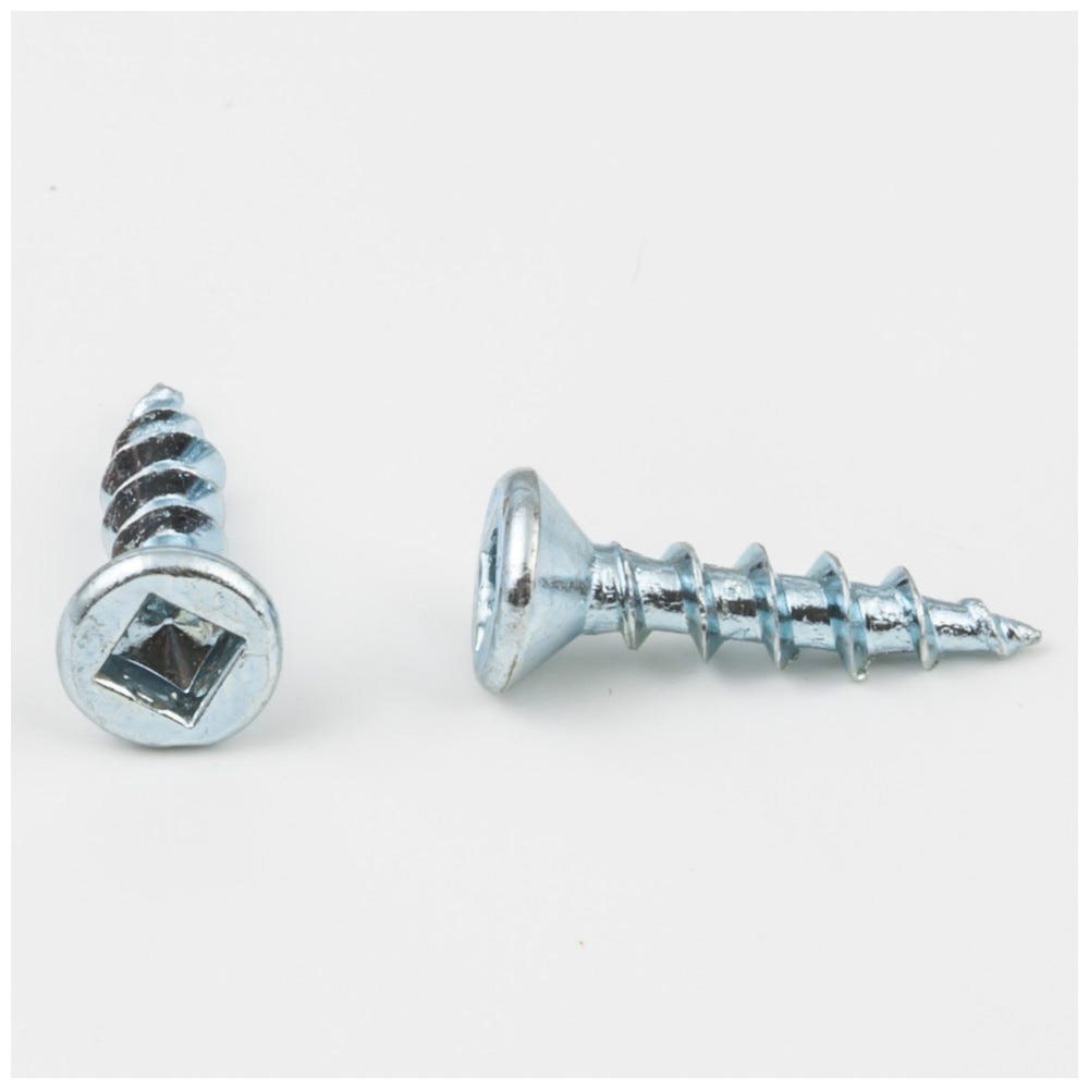 #6 x 5/8" Flat Head Zinc Screw with Type 17 Tip, perfect for flooring installations
