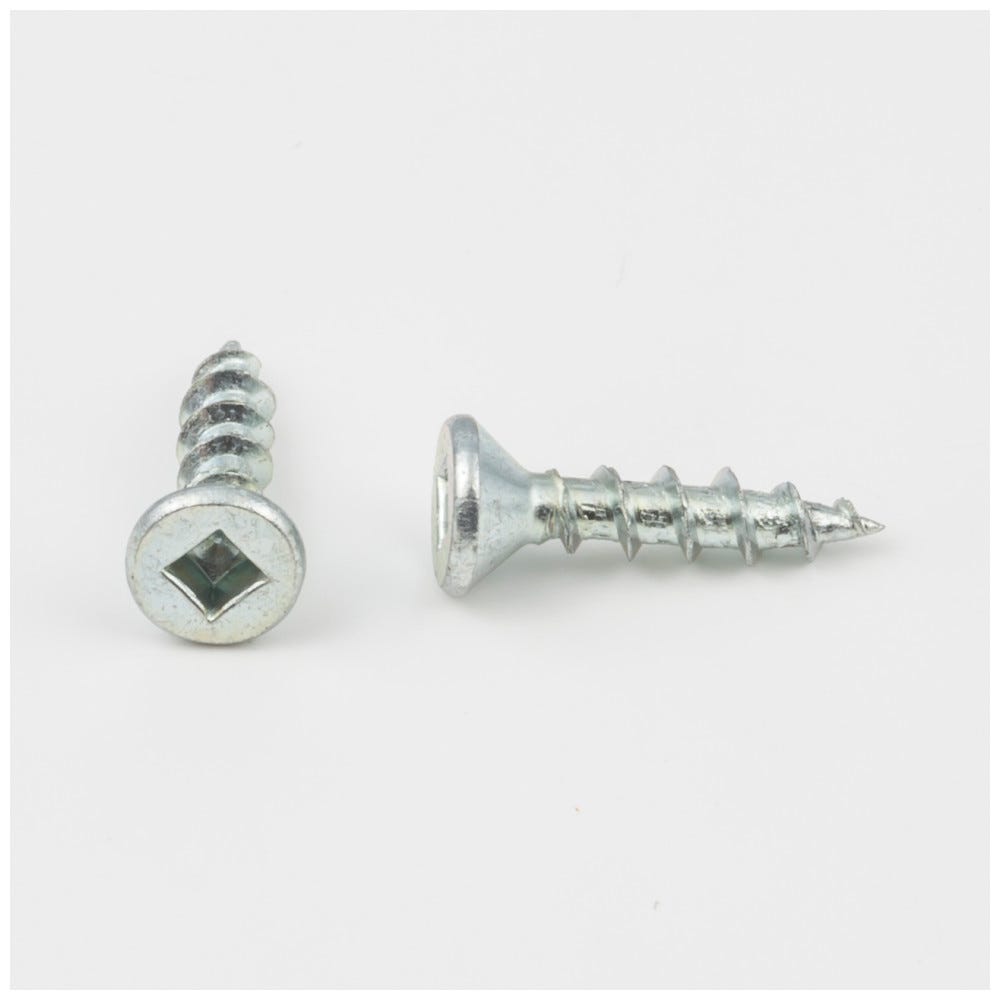 #6 X 5/8" Flathead Square Drive Coarse Thread Screws.