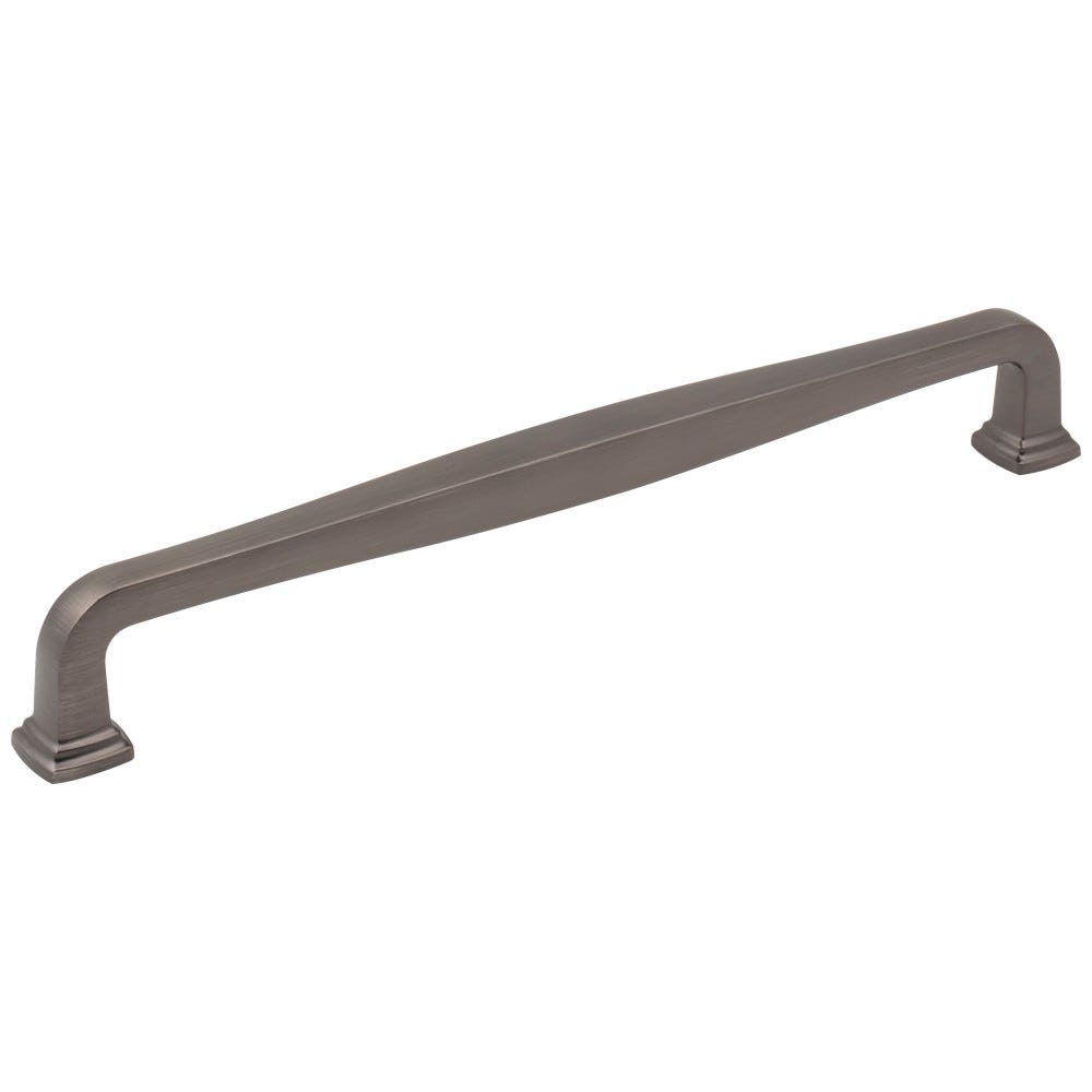 Fontana 9-9/16" cabinet pull in Pewter finish, decorative hardware for cabinets