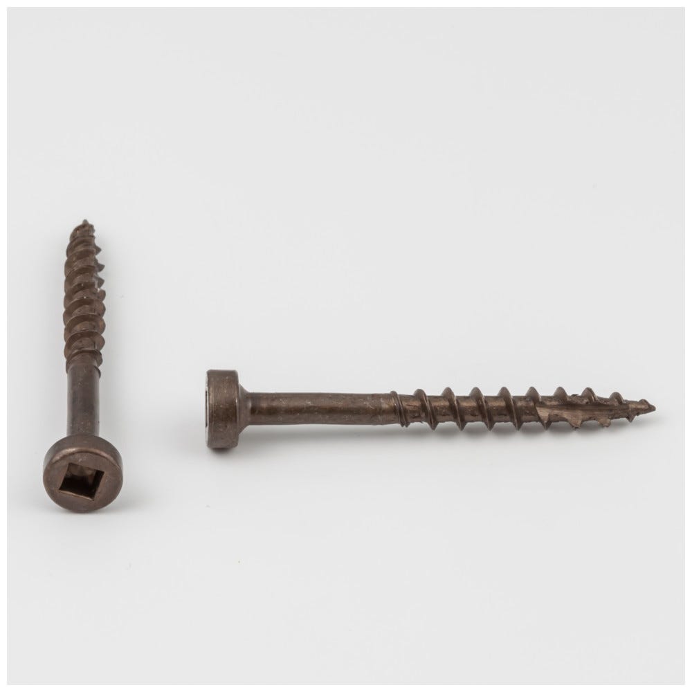 #7 x 1-1/2" FF Square in Plain Wax finish, functional hardware by Hardware Resources