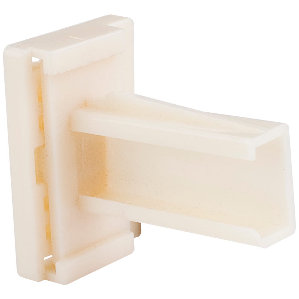 Double Captive Socket Right with Dowels in standard finish, functional hardware for secure installations