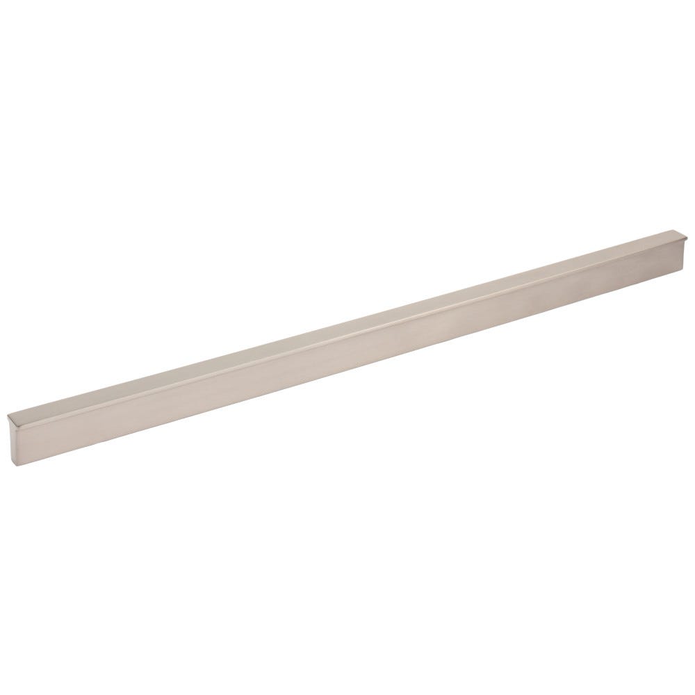 20" T Cabinet Pull in Satin Nickel finish, decorative hardware for modern cabinetry