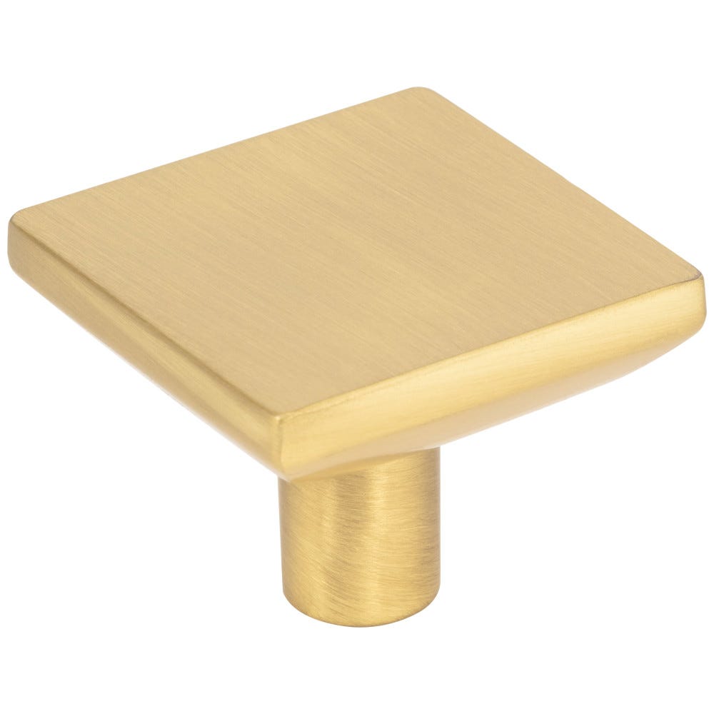 1-5/8" Overall Length Square Cabinet Knob