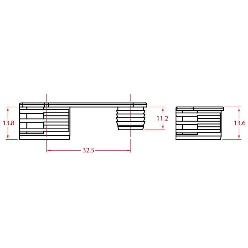 Connector Cam Zinc 19 mm (3/4") Panel 14 mm Drilling
