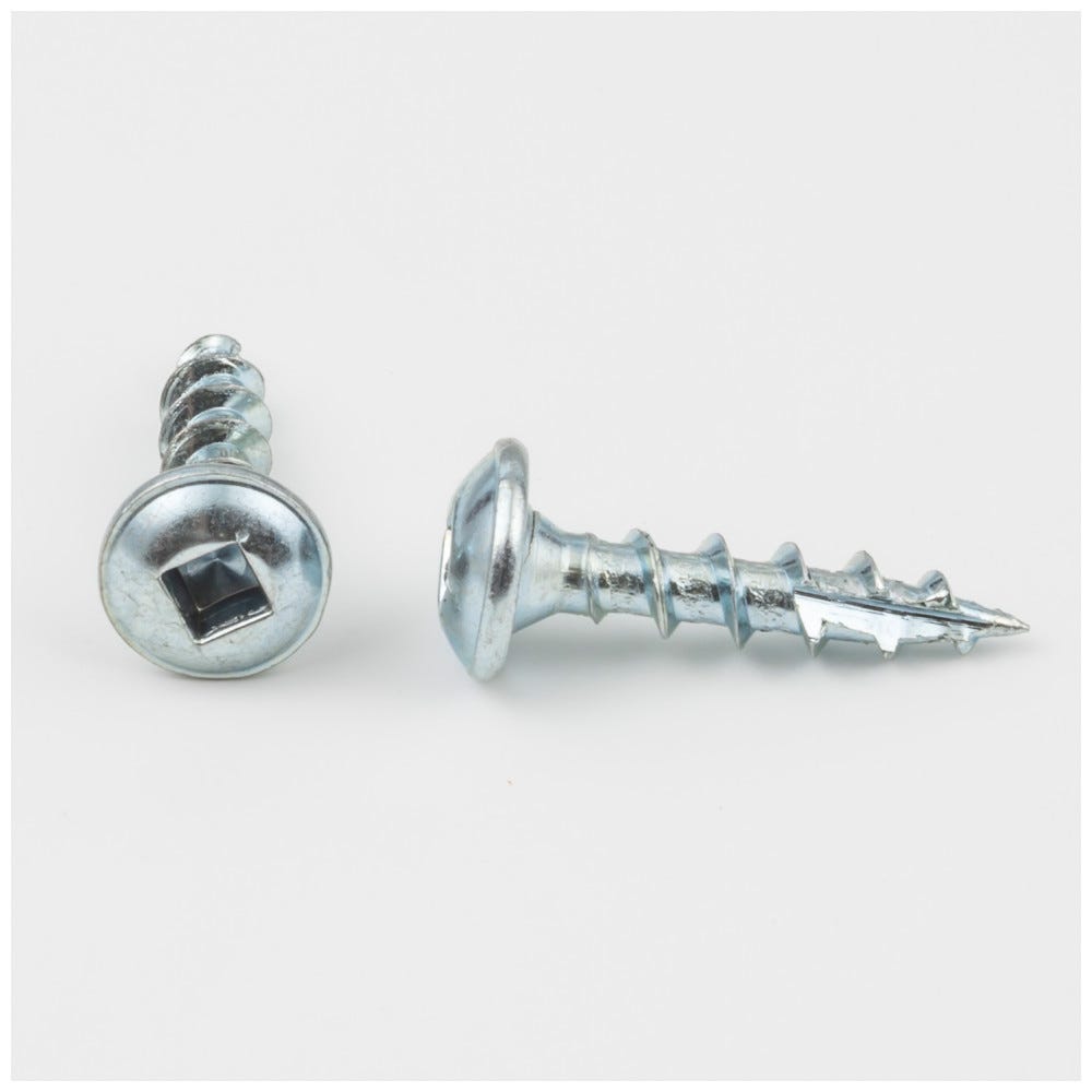 #8 X 3/4" Pan Washer Head Type 17 Coarse Thread Square Drive Screw