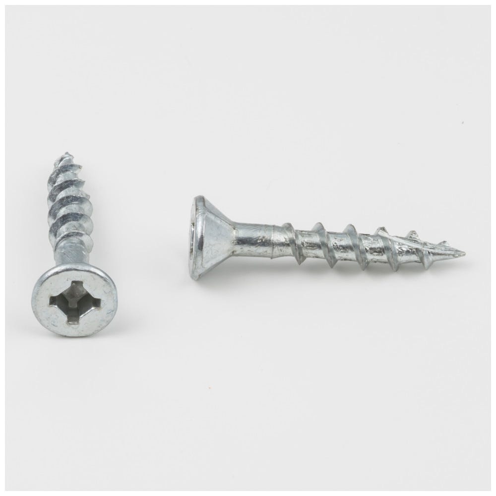 #8 X 1" Fh Combo (Ct) Nib Screw With Type 17 Point