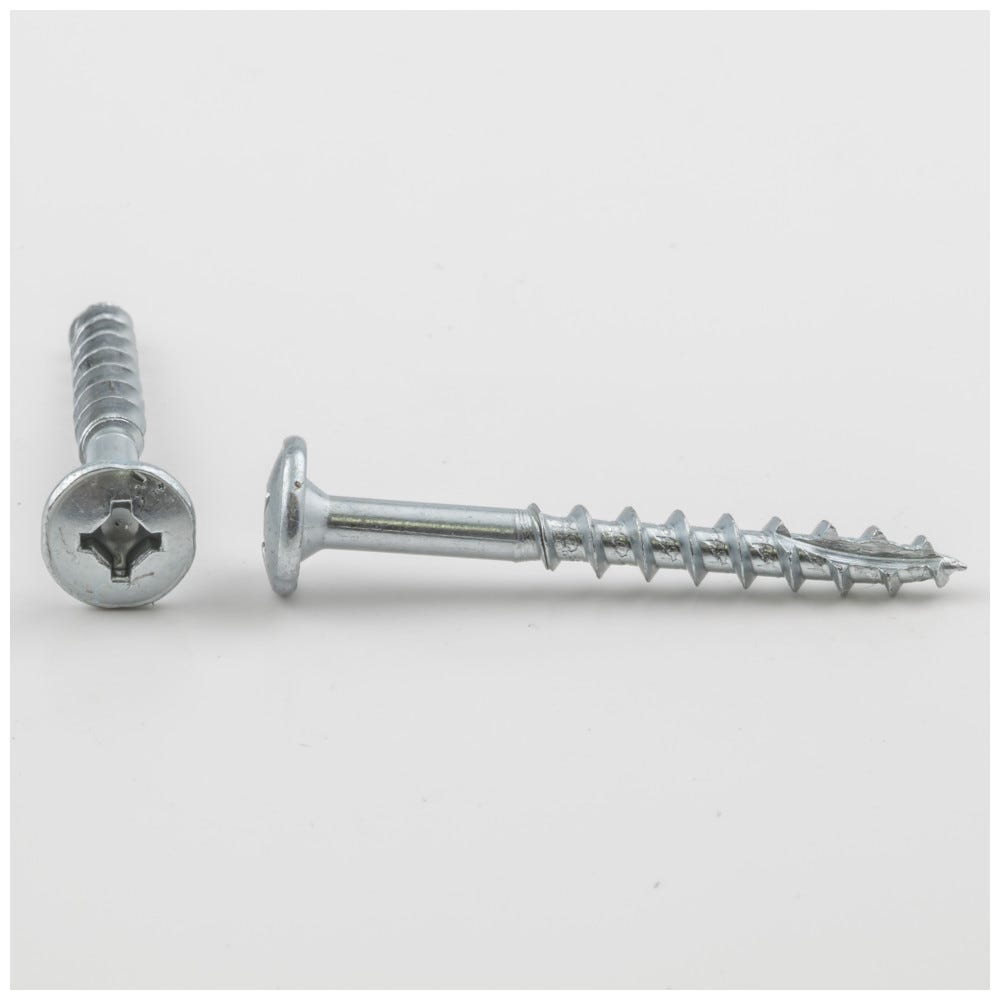 #8 x 1-1/2" Round Washer Combo Type 17 Zinc Finish Hardware Resources
