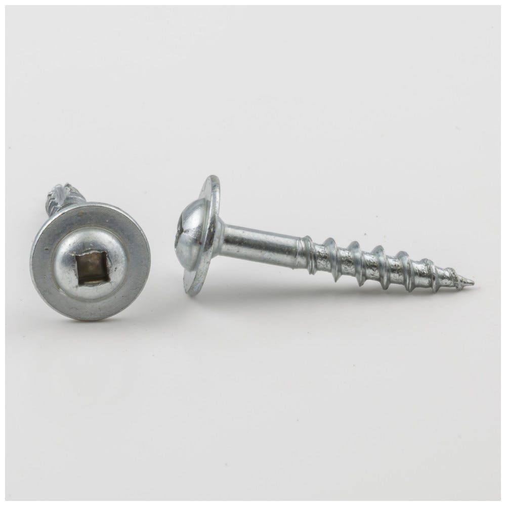 #8 X 1-1/8" Large Washer Head Type 17 Square Drive Coarse Thread