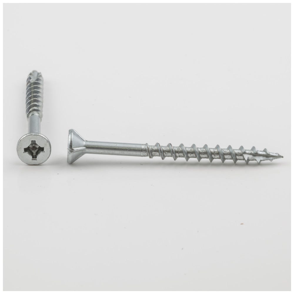 #8 X 2" Fh Combo (Ct) Nib Screw With Type 17 Point