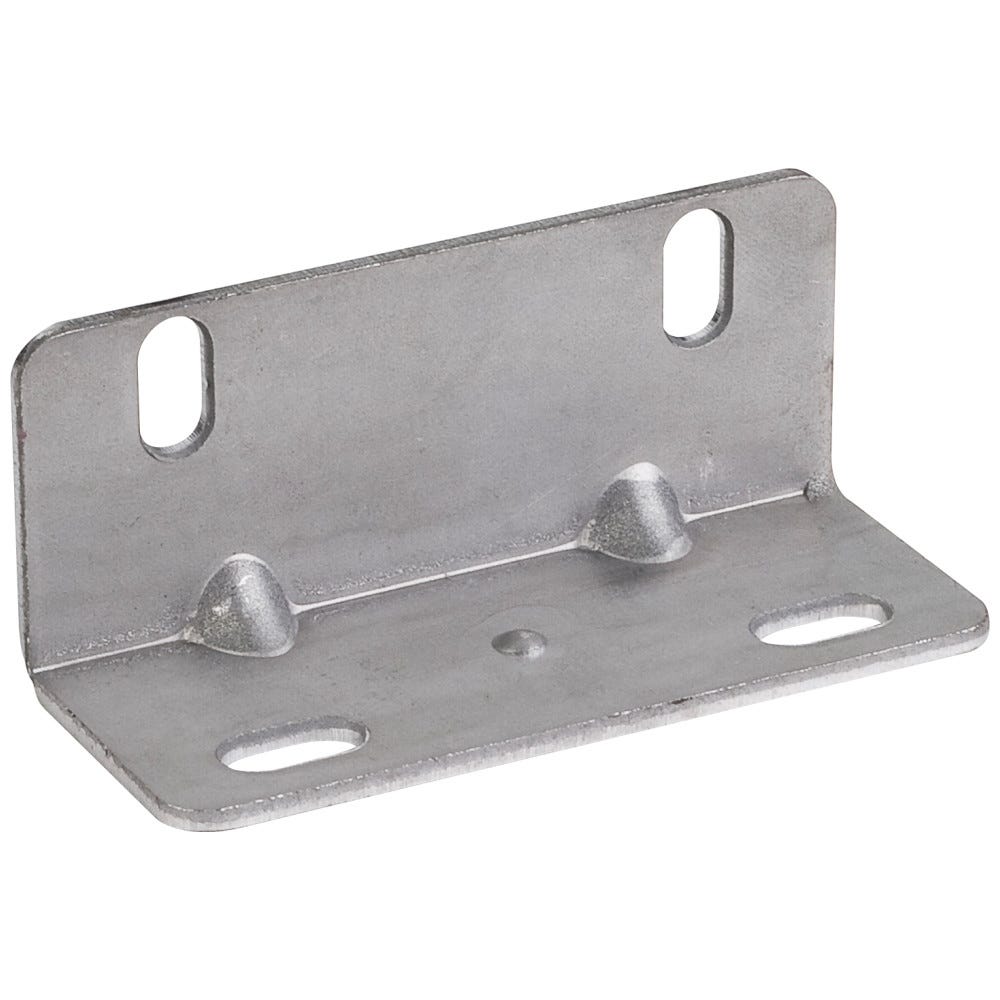 Universal Bracket 3/4" x 3/4" x 2" plain steel finish, durable functional hardware for home projects