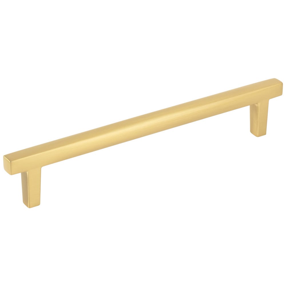 7-1/2" Whitlock Cabinet Pull in Matte Black finish, decorative hardware for cabinets