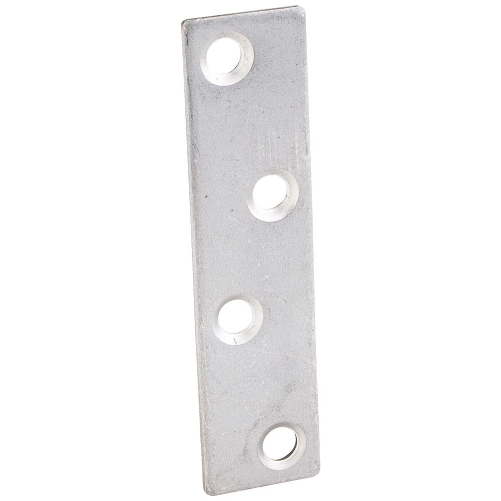 3" x 3/4" Zinc Plated Steel Mending Plate for durable repairs in functional hardware