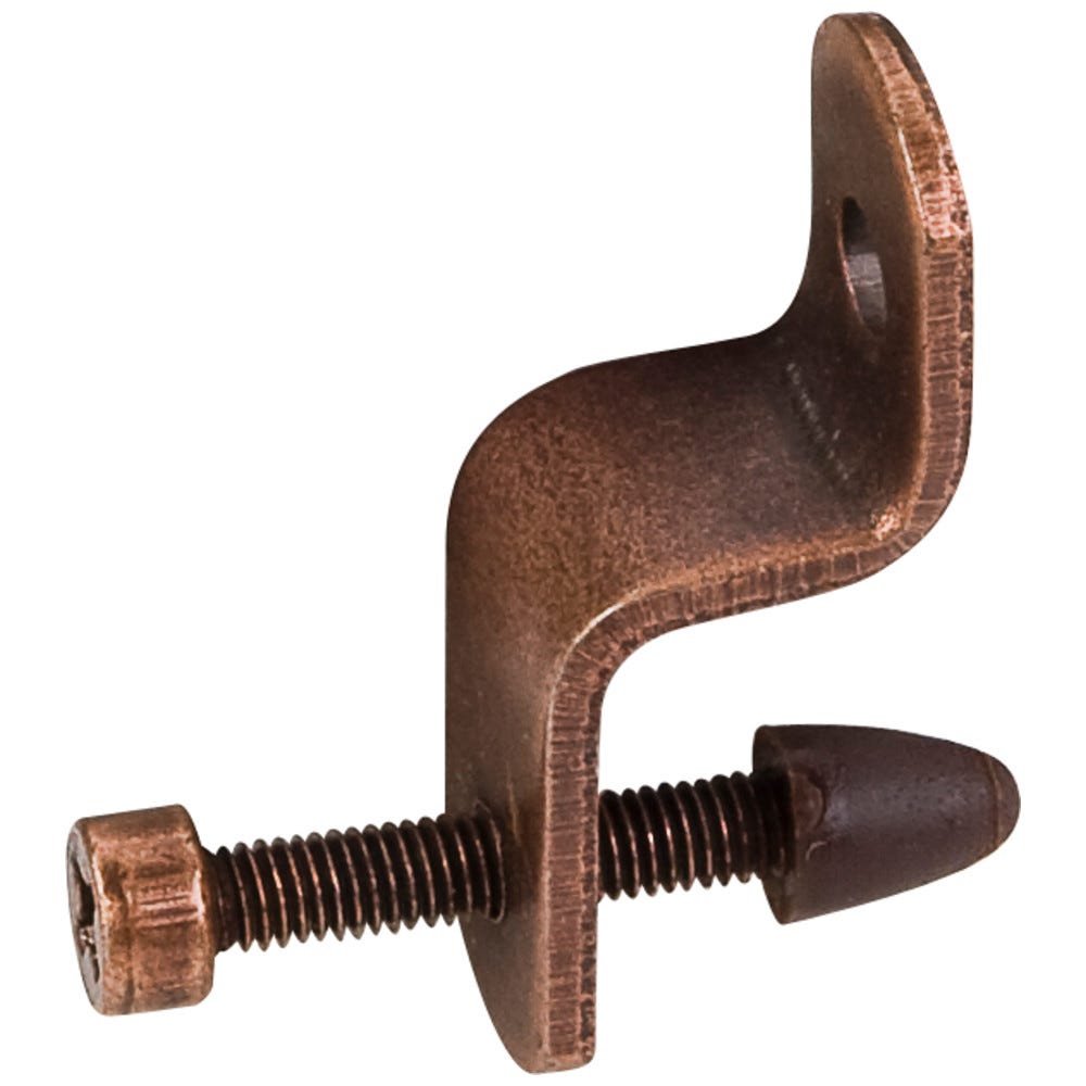Brown Retainer Clip 3/4" Screw