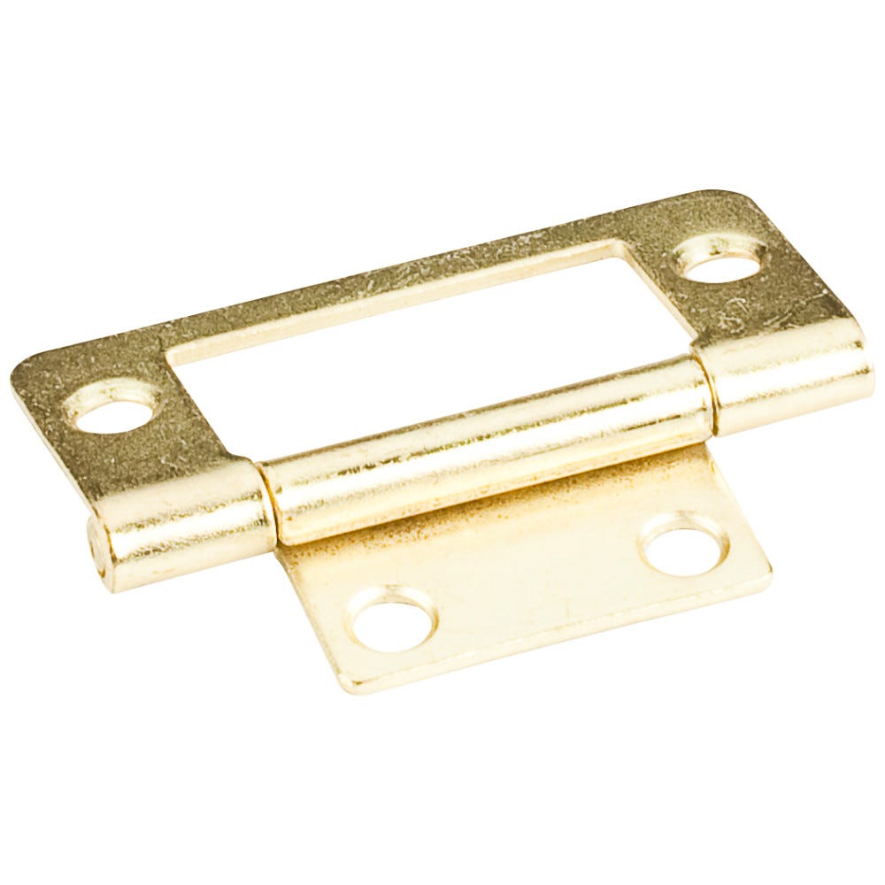 2" Fixed Pin Flat Back Non-Mortise Hinge.For Use With A 3/4" - 1-1/8" Panel.Use With Screw 4x483.
