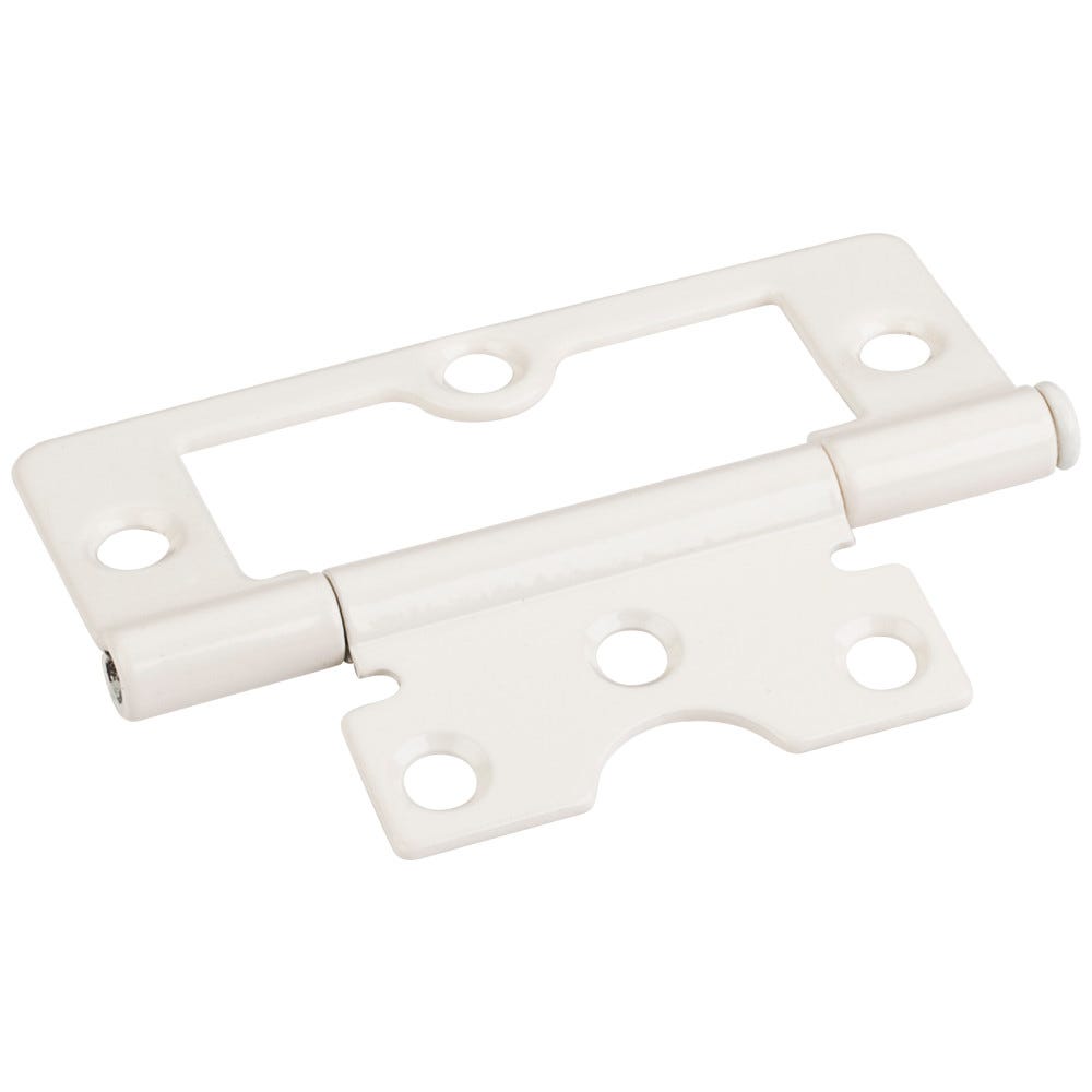 3" Swaged Loose Pin Non-Mortise Hinge in Almond Finish, Functional Hardware, 1" - 1-1/8" Panel Compatibility