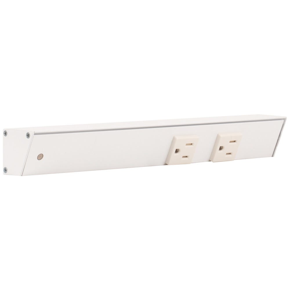 12" Apt, Wt Finish, Wt Single Receptacles, Lft Wire Entry
