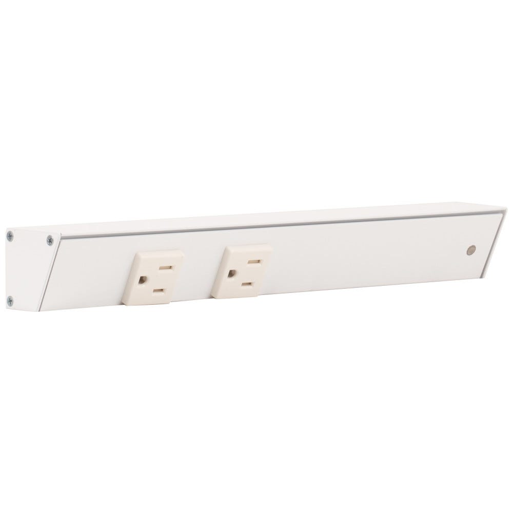 12" Apt, Wt Finish, Wt Single Receptacles, Rt Wire Entry