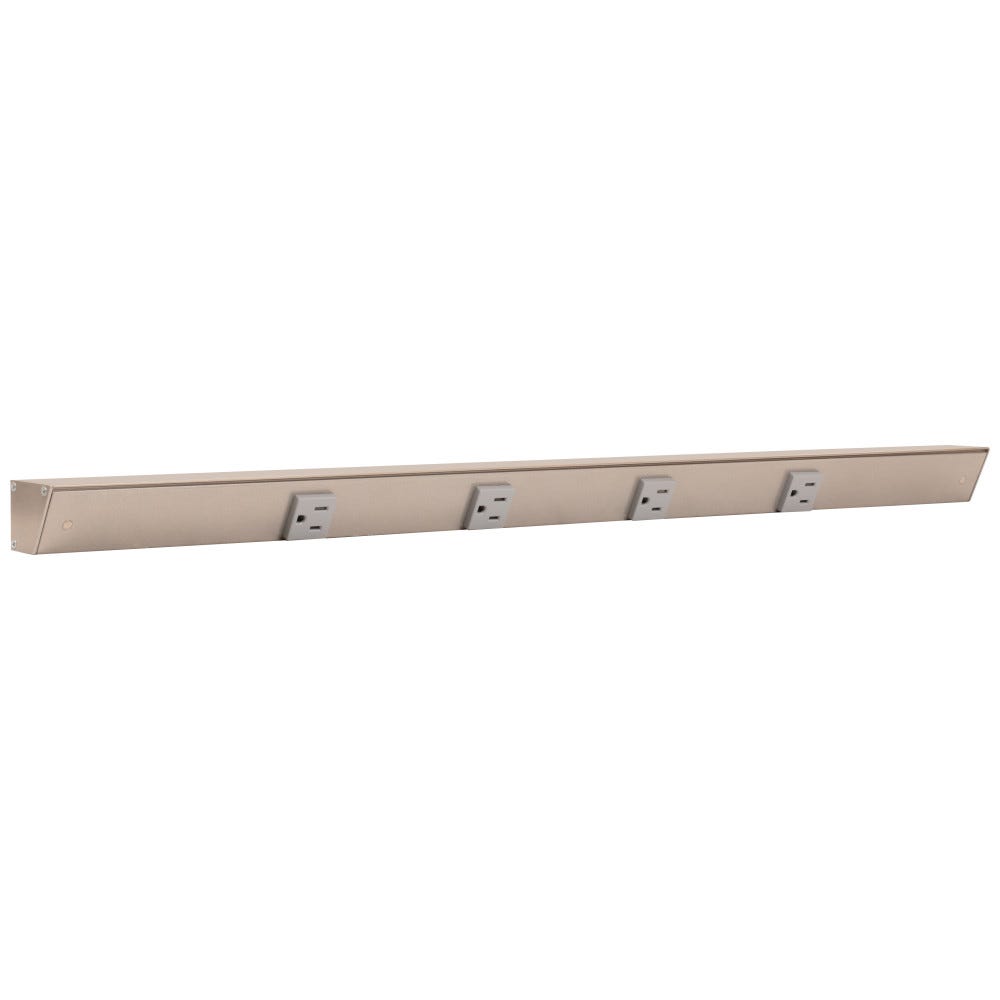 30" Apt Single Receptacles in Grey Finish, made of durable material