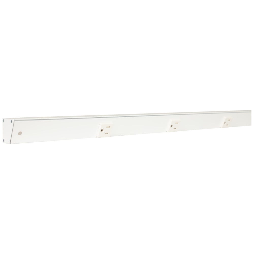 60" Apt White Finish Single Receptacles by Task Lighting, modern design, electrical accessory