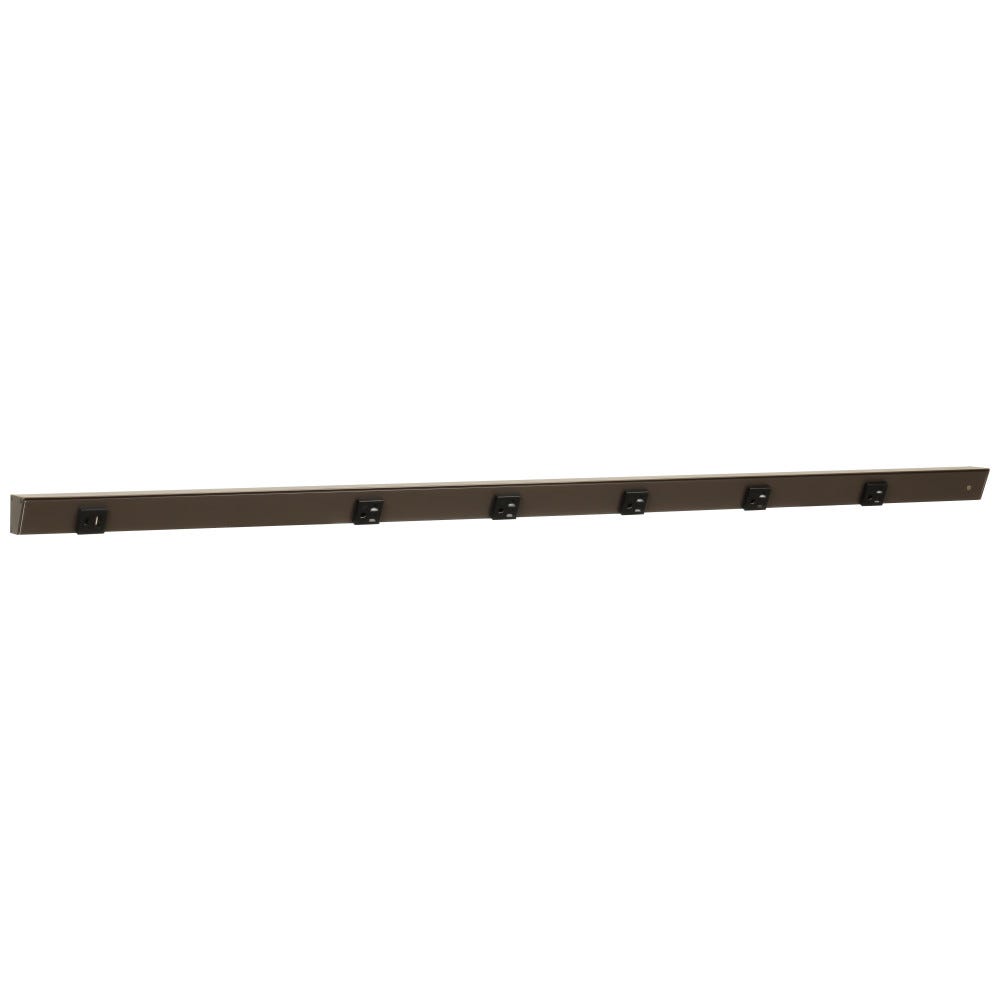 48" Apt 5pcs 20A receptacle in bronze powder finish with black single receptacle and USB-Ac port