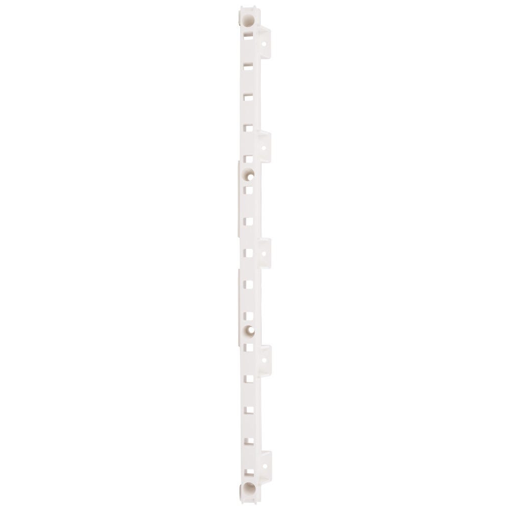 Quick Tray 1" White Pilaster Bulk Pack with 100 Sticks, 200 Dowels, and 200 Screws, Functional Hardware