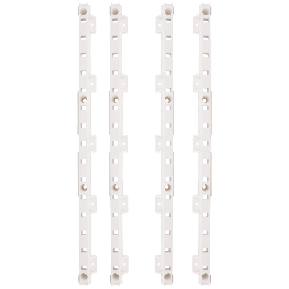 4-Quick Tray Pilasters 1" W8 - Hook Dowels &8 -Screws
