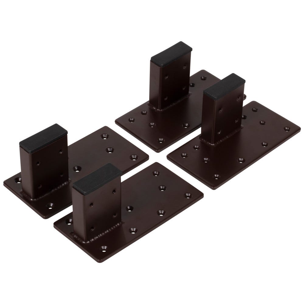 Mounting Bracket for Blind Corner Swingout in Chrome finish, designed for fixed shelf application, suitable for left or right-hand use.