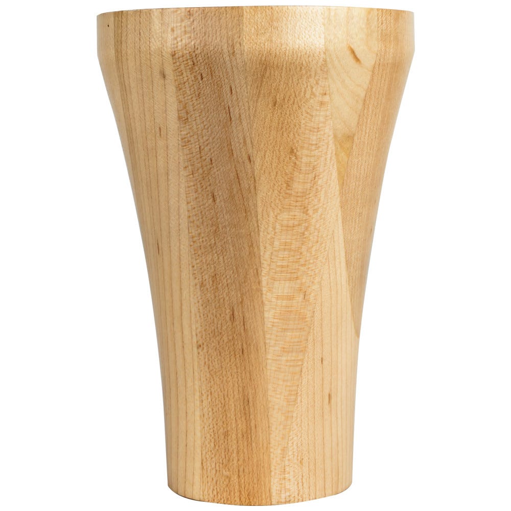 4" Round X 6" Contemporary Cove Bun Foot