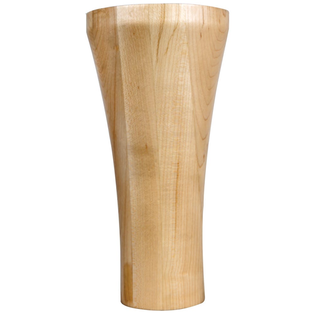 4" Round X 8" Contemporary Cove Bun Foot