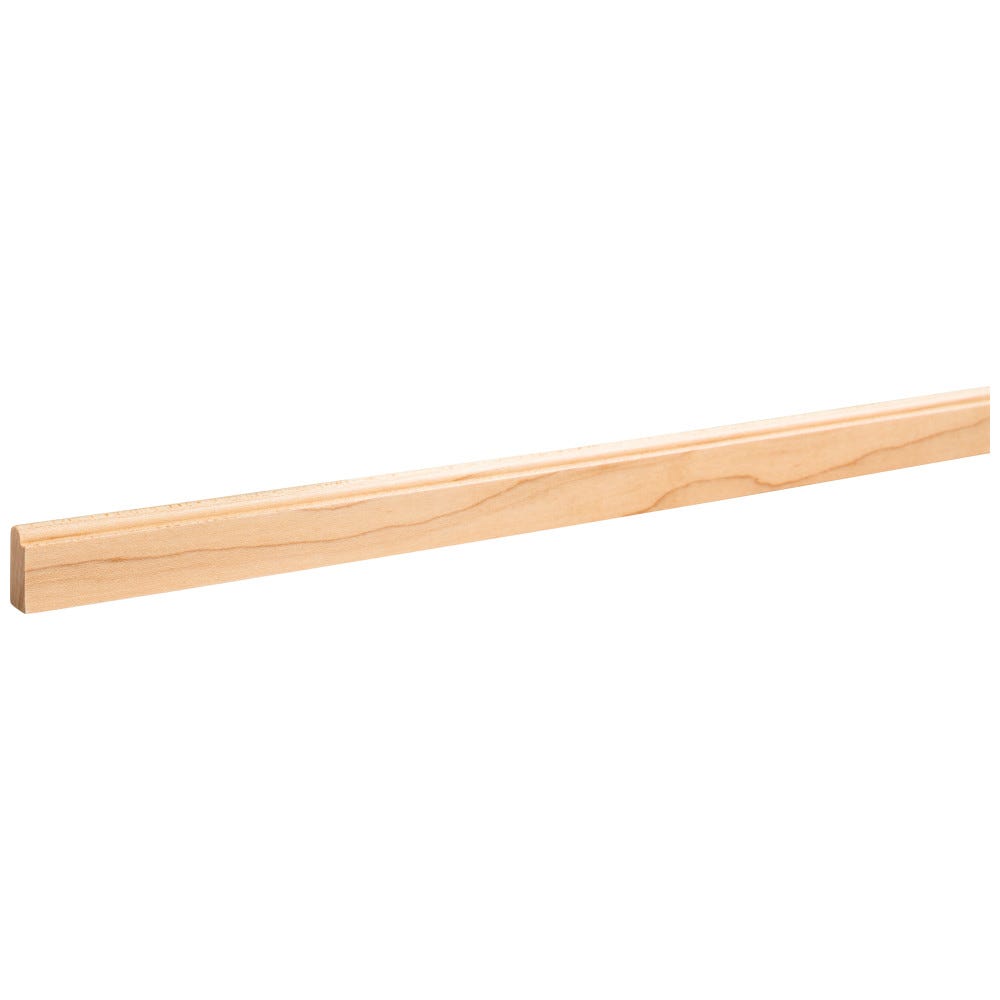 13/16" x 3/8" Bead Frame Moulding in Poplar, elegant wood profile for interior design
