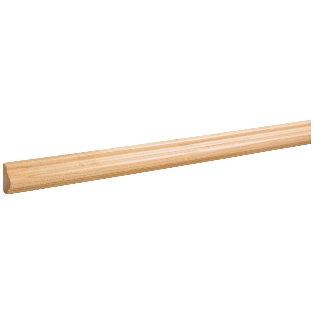 7/8" x 5/8" Cherry Beauty Moulding, Cherry finish, 8 ft stick, hardwood material