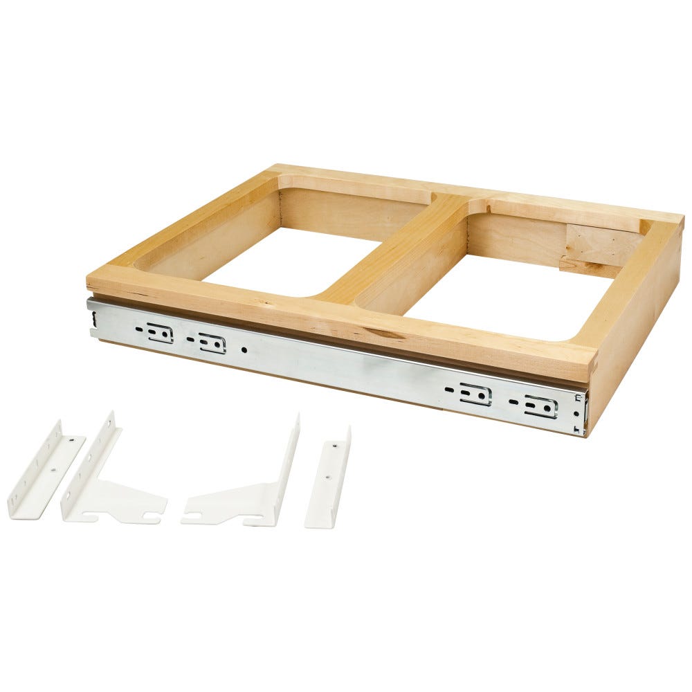 Preassembled Soft-Close Slides 303FUSFT22 in sleek finish, designed for optimal drawer organization, made by Hardware Resources