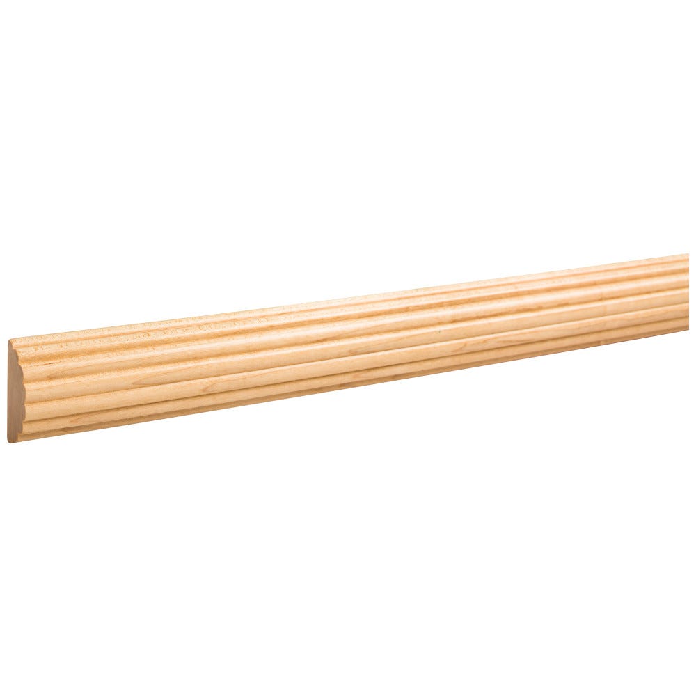 1-1/2" Column Moulding Half Round Reed Pattern