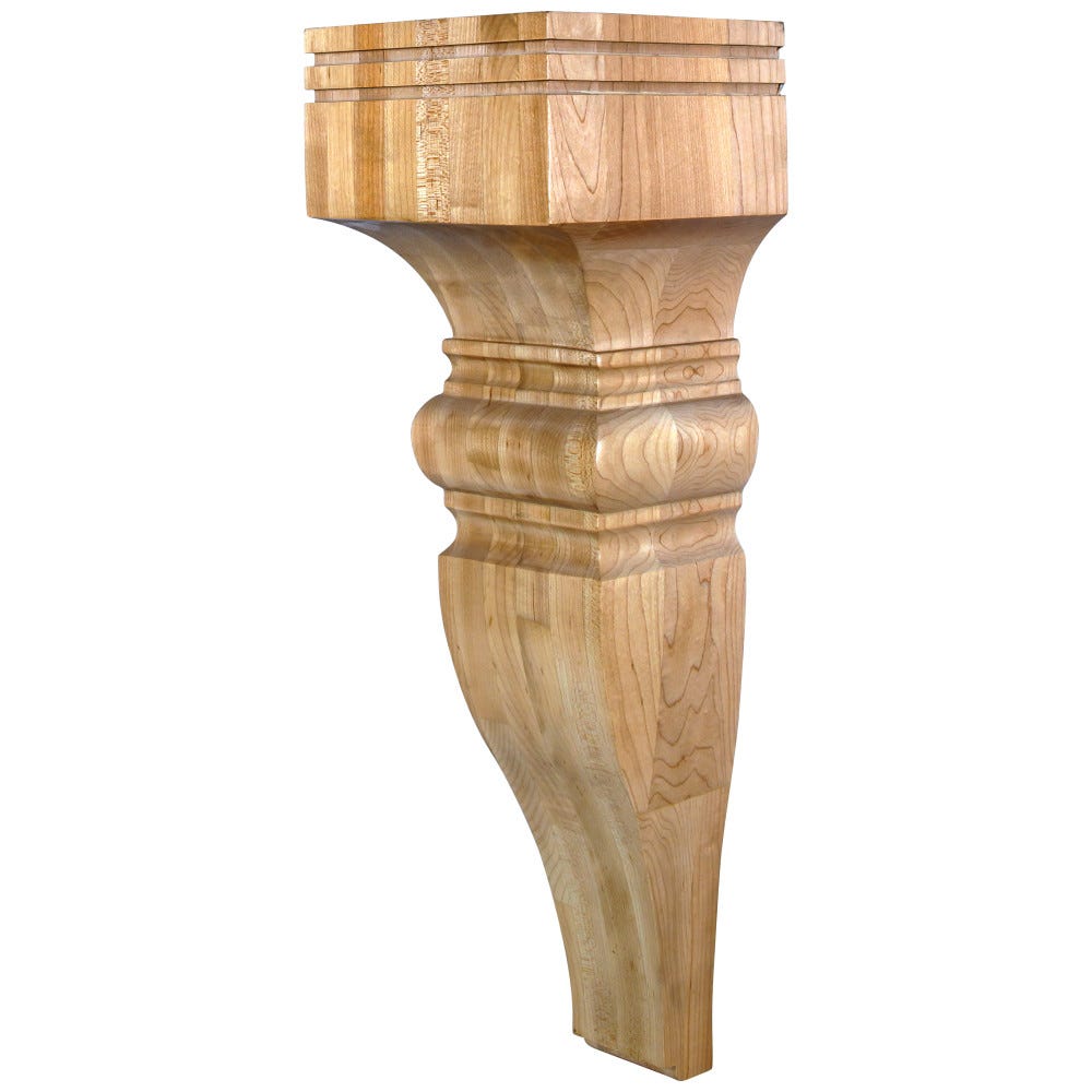 7" X 7" X 22" Baroque Corbel.