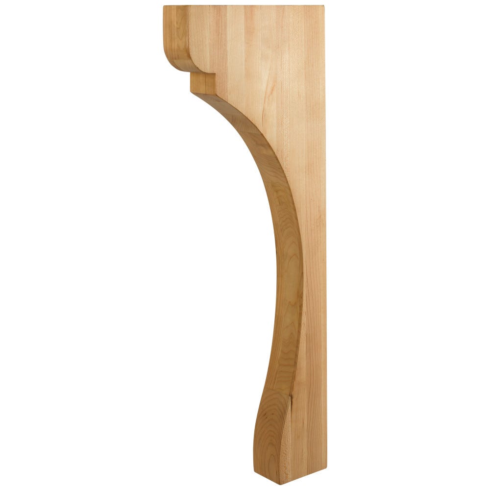 2" X 8" X 22" Transitional Vent Hood Corbel With Cove Design