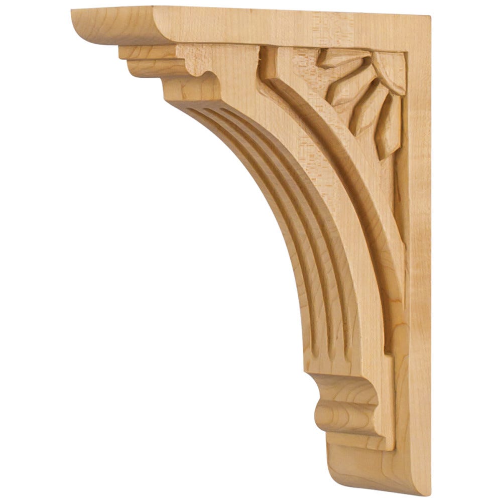 2" X 6" X 8" Art Deco Corbel.
