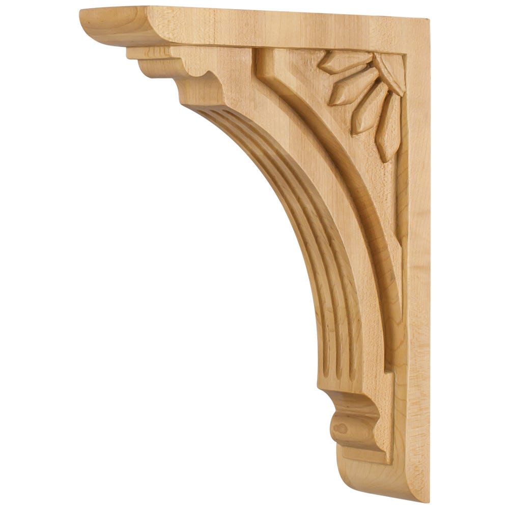 2" X 7-5/8" X 10" Art Deco Corbel.