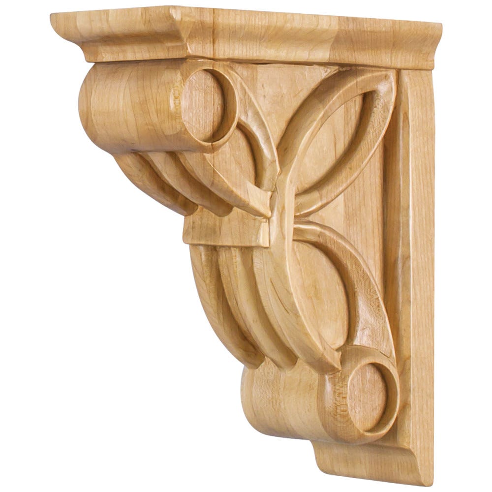 3" X 6-3/8" X 8" Celtic Weave Corbel.