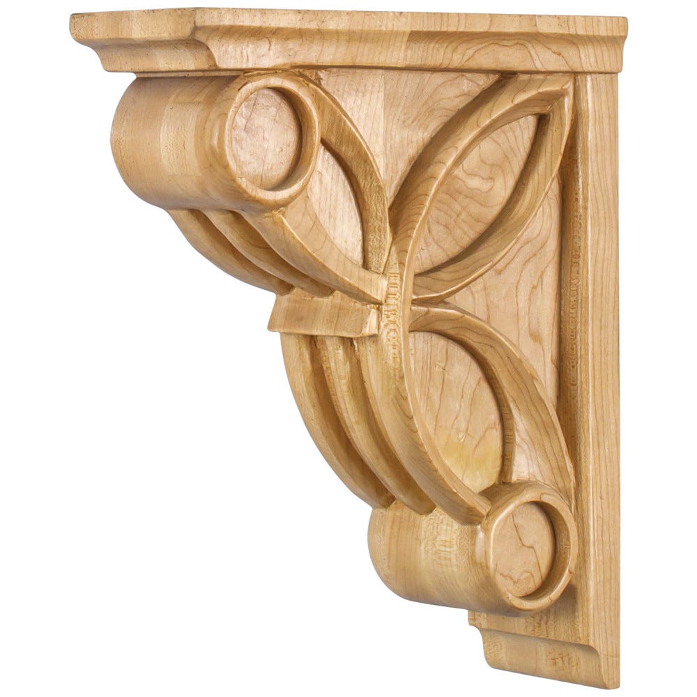 3" X 8" X 10" Celtic Weave Corbel.
