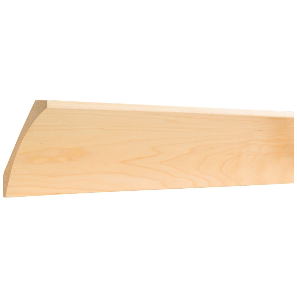 3/4" x 5" Cove Moulding in Hard Maple, elegant wood finish, perfect for interior design