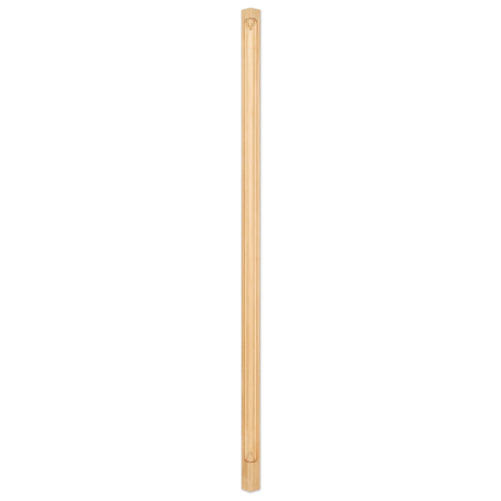 Acanthus Corner Post 2-3/4" x 2-3/4" x 96" in Hard Maple, Cherry, and Alder finishes, carved wood decorative element