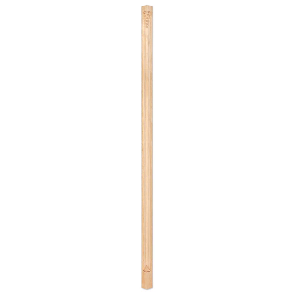 Grape Corner Post 2-3/4" x 2-3/4" x 96" in Cherry and Hard Maple finishes, carved wood design