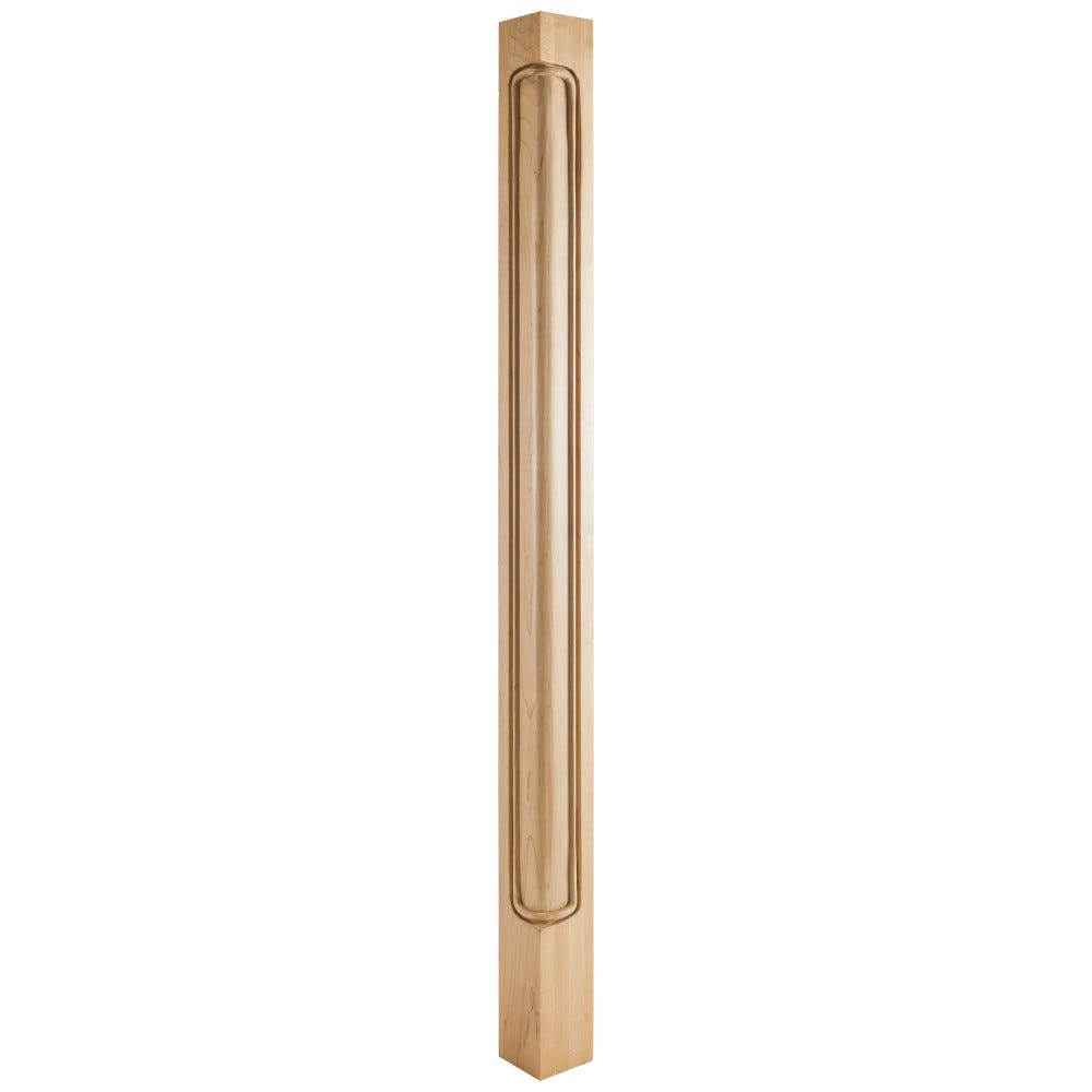 Traditional Corner Post 2-3/4" X 2-3/4" X 42" in Oak, Cherry, Rubberwood, and Hard Maple finishes, crafted from premium hardwood