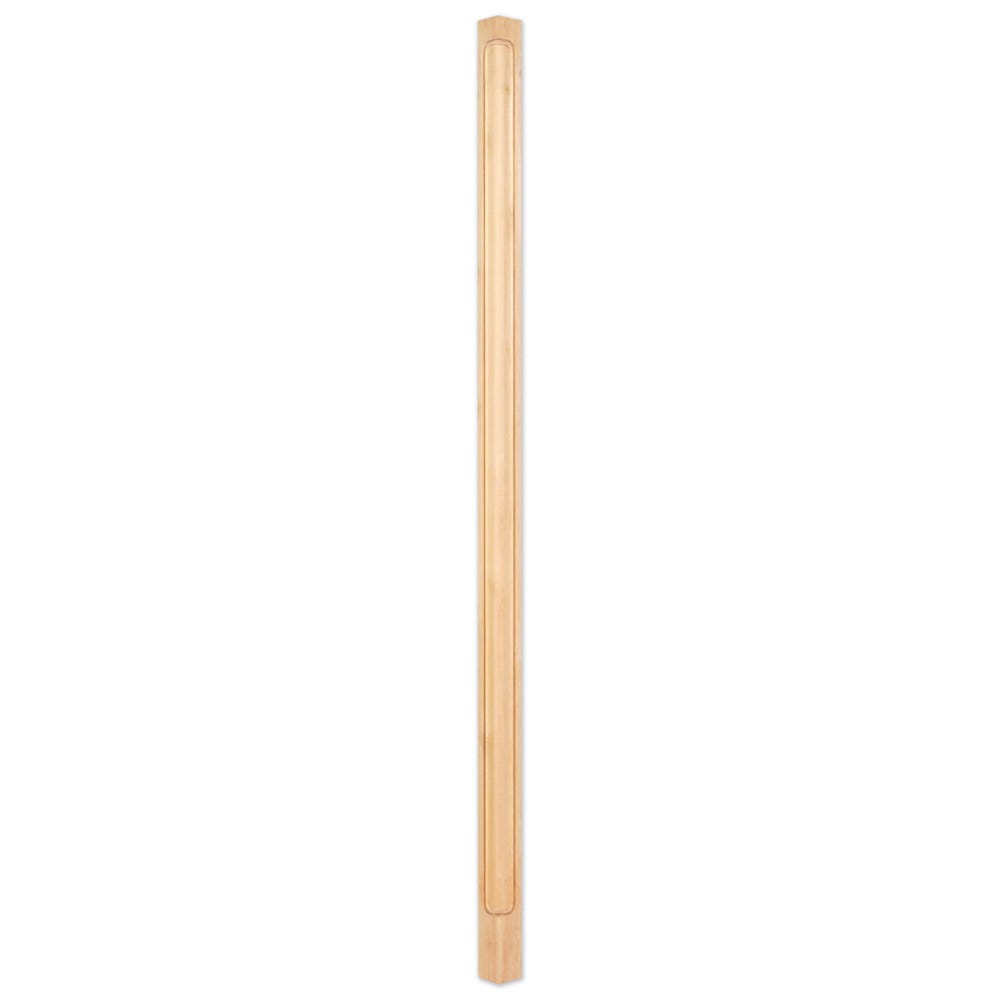 Traditional Corner Post 2-3/4" x 2-3/4" x 84" in Cherry and Hard Maple finishes, carved wood material