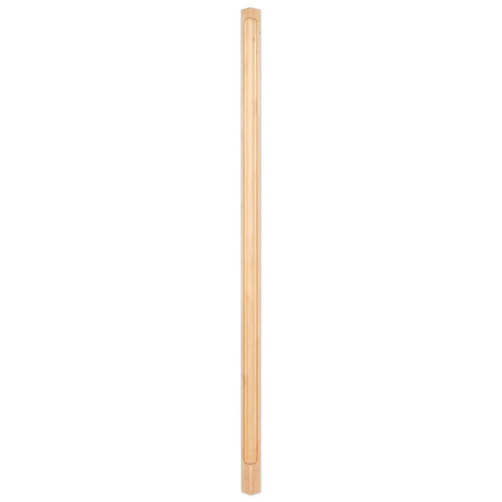 Traditional Corner Post 2-3/4" x 2-3/4" x 96" in Cherry and Hard Maple finishes, carved wood material